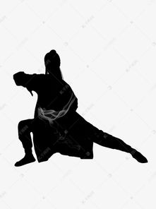 手繪武俠人物武術功夫剪影水墨煙霧可商用素材圖片免費下載 千庫網